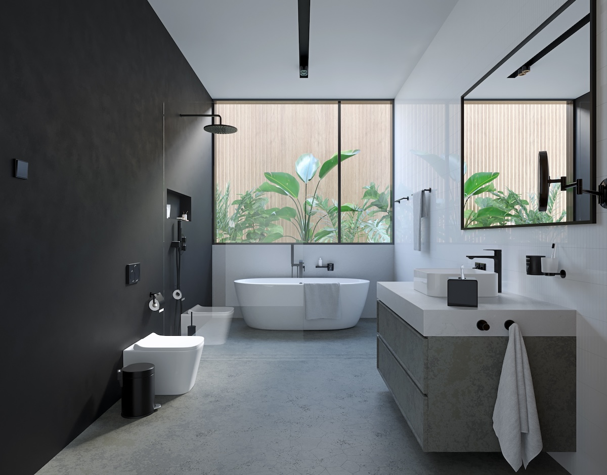 salle de bain d'hôtel