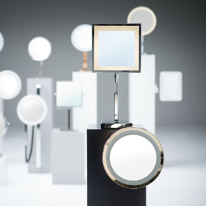 Beleuchtete Kosmetikspiegel